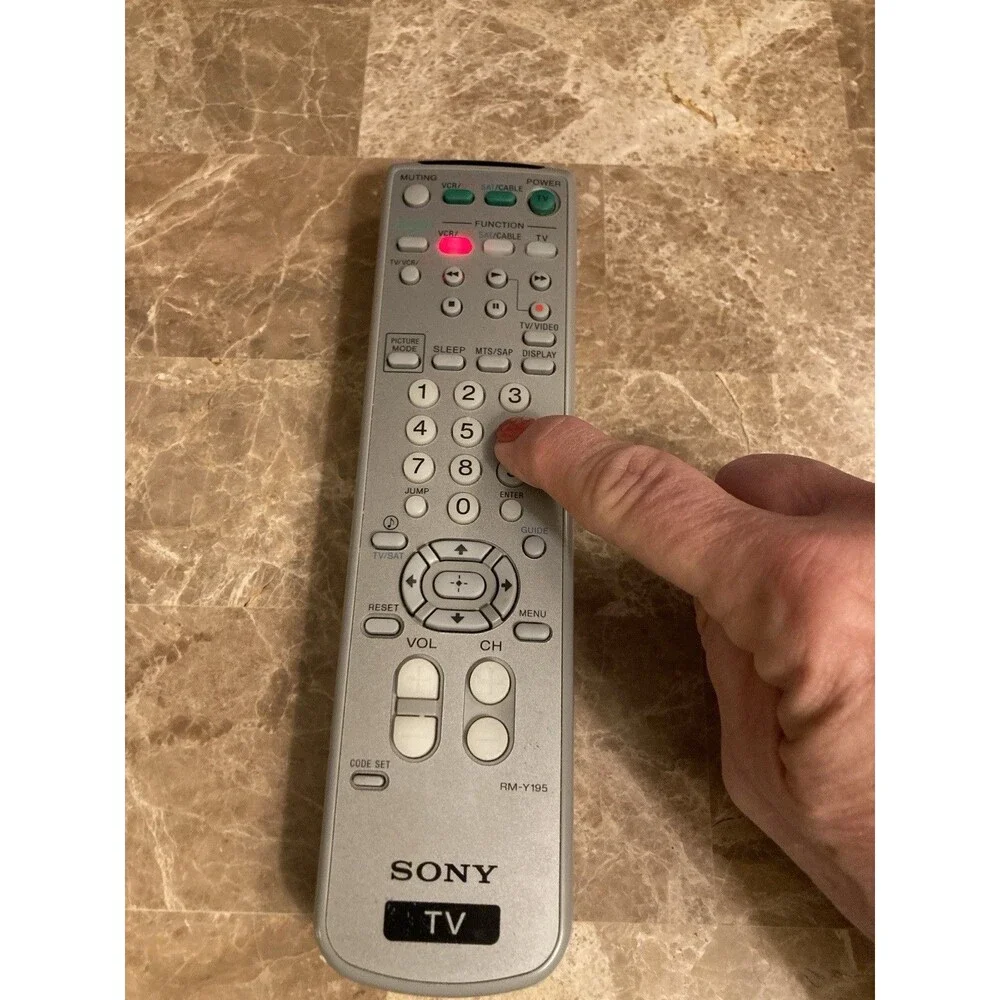 Sony RM-Y195 TV Remote CDPCX53 KV21FA310 KV27FS120l TESTED Works Original